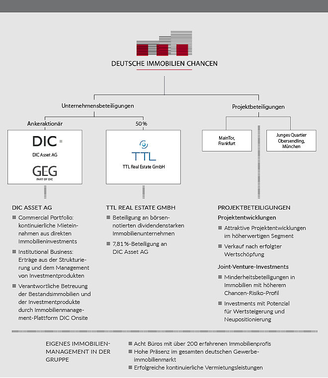 Organisationsstruktur DIC-Gruppe